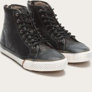 Frye Greene High Zip Back Shearling